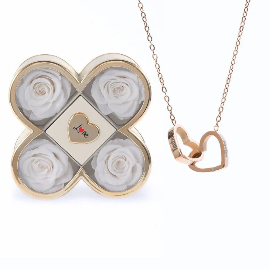 Coffret Amour Éternel™ & Collier Personnalisé