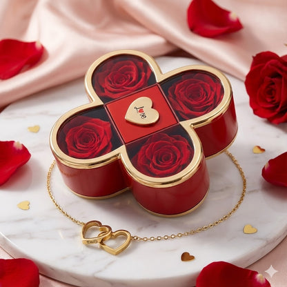 Coffret Amour Éternel™ & Collier Personnalisé