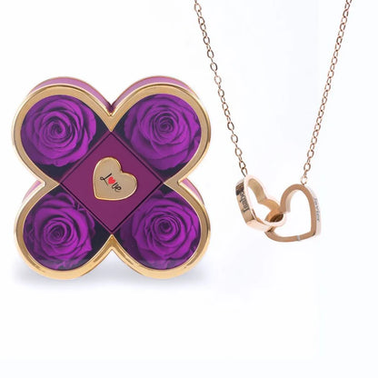Coffret Amour Éternel™ & Collier Personnalisé