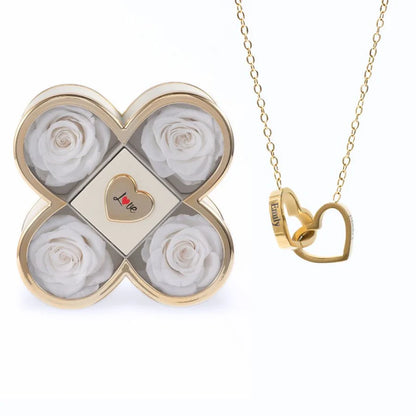 Coffret Amour Éternel™ & Collier Personnalisé