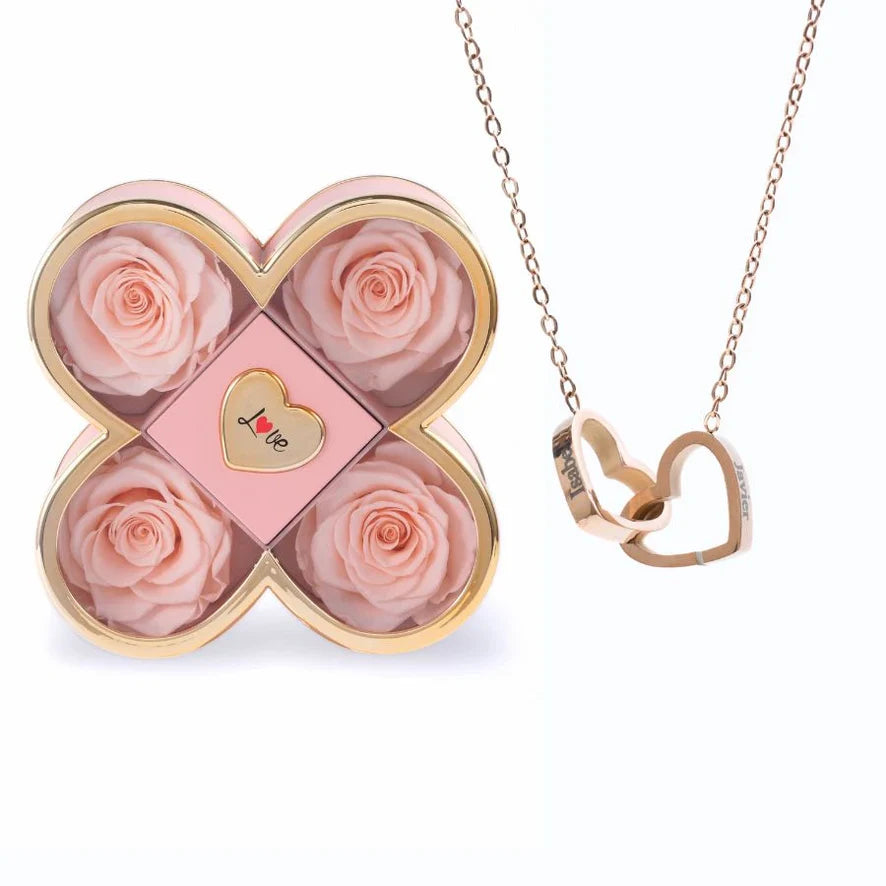 Coffret Amour Éternel™ & Collier Personnalisé