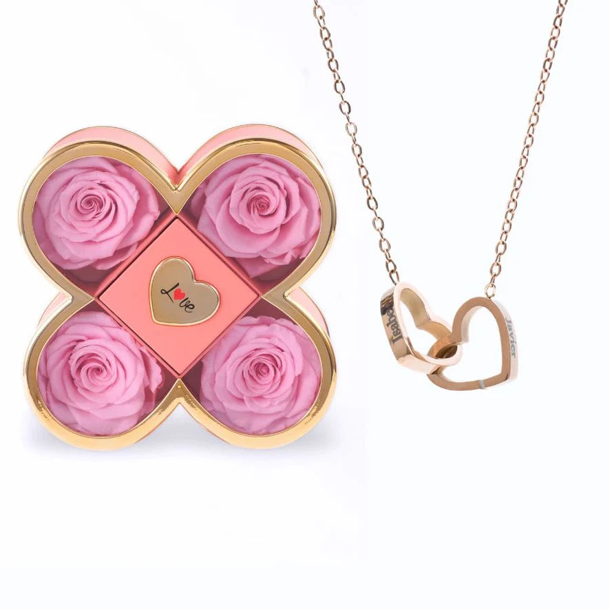 Coffret Amour Éternel™ & Collier Personnalisé